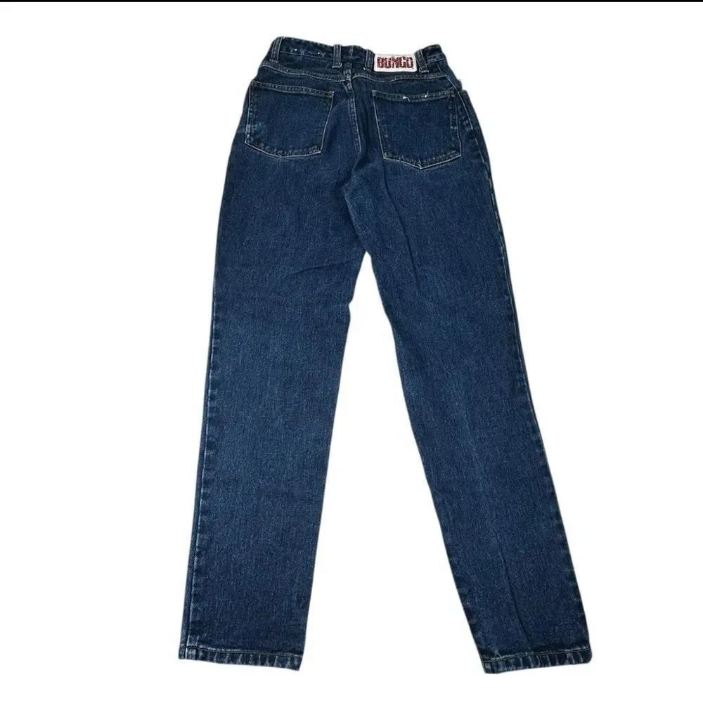 Vintage Bongo Straight Leg Medium Wash Mid Rise Size 5 Waist 25 Inseam 28 - Picture 2 of 13